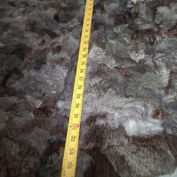 MultiColor Dyed Fur Cape - Picture 8 of 13